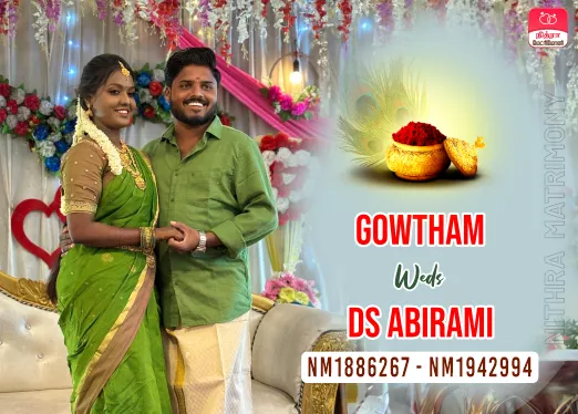 couples of nithra matrimony  608 